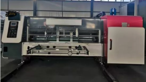 Three Color Corrugated Cardboard Printer Slotter die-cutting Machine